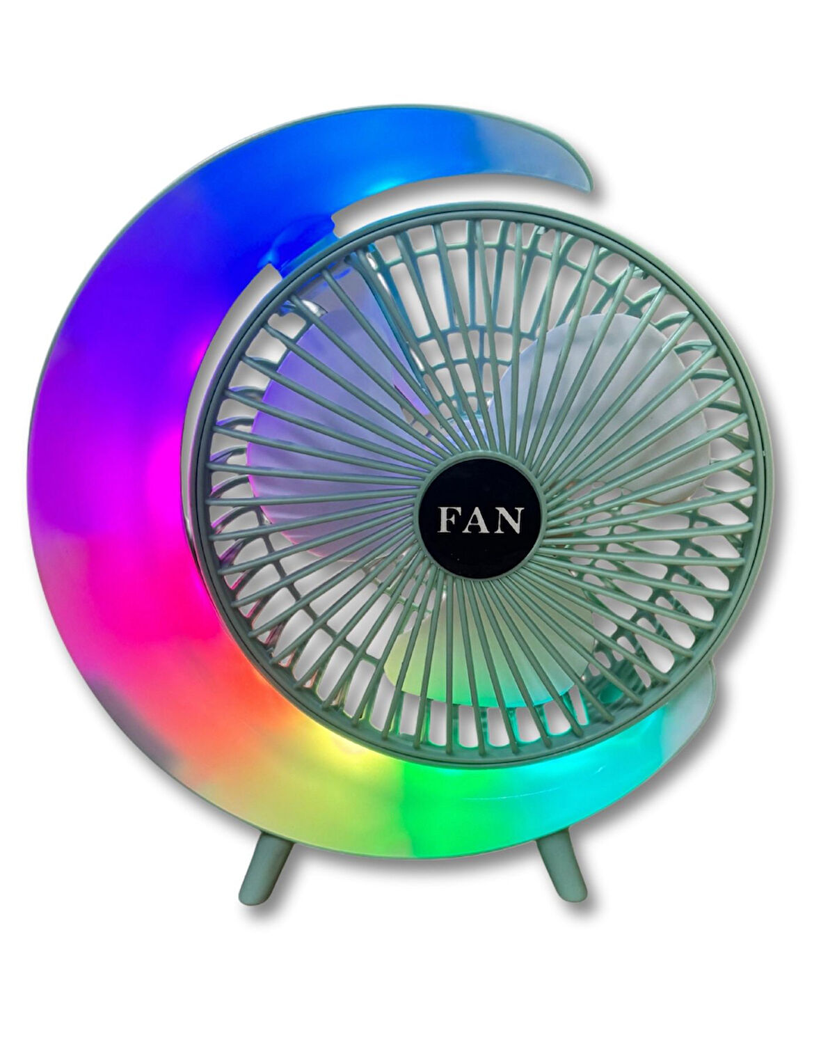 S24 Taşınabilir Masaüstü Yeşil Usb Fan