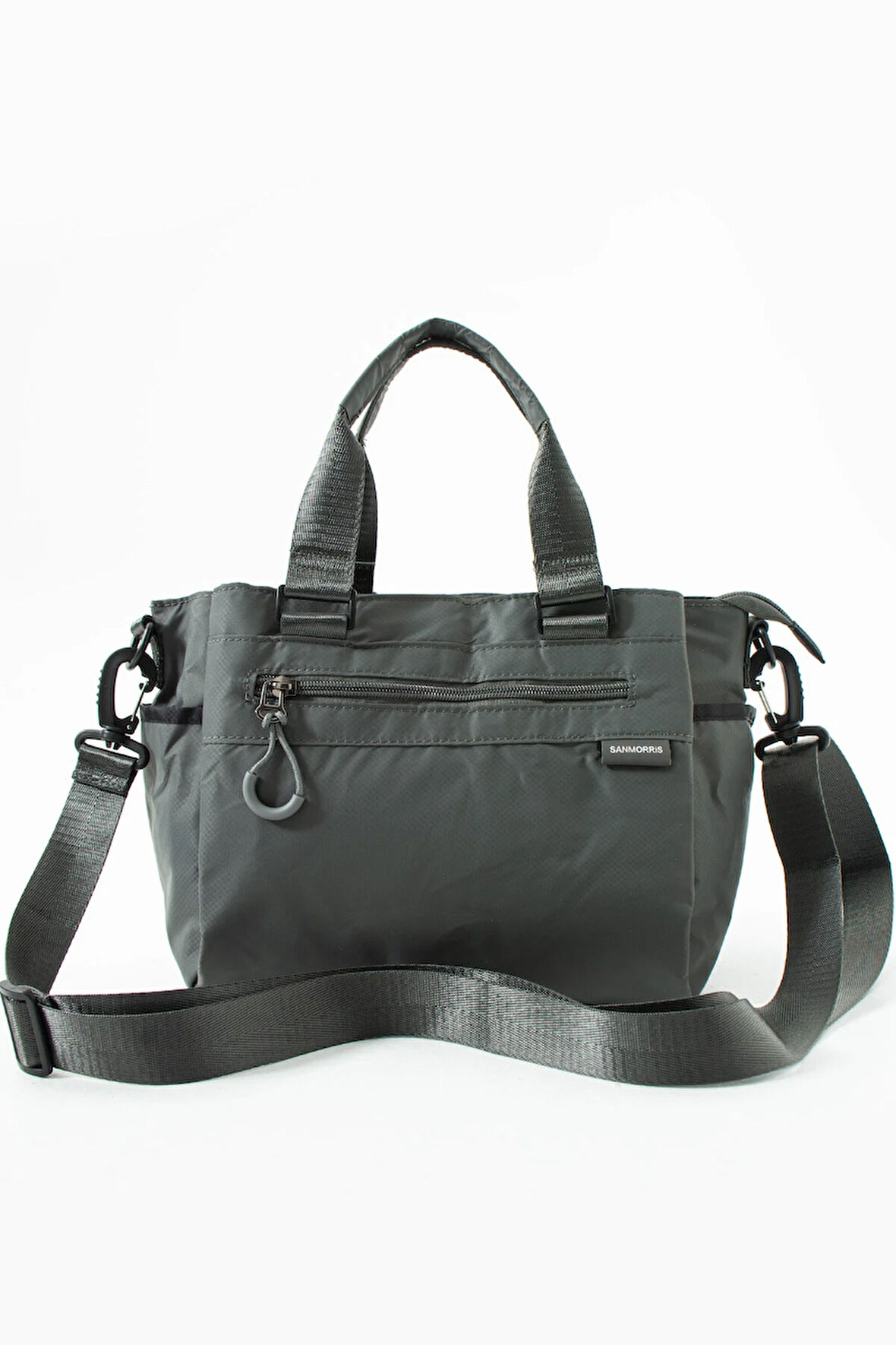 Kadın 4 Gözlü Desenli Paraşüt Kumaş Ayarlanabilir Çapraz Askılı El Ve Omuz Çantası