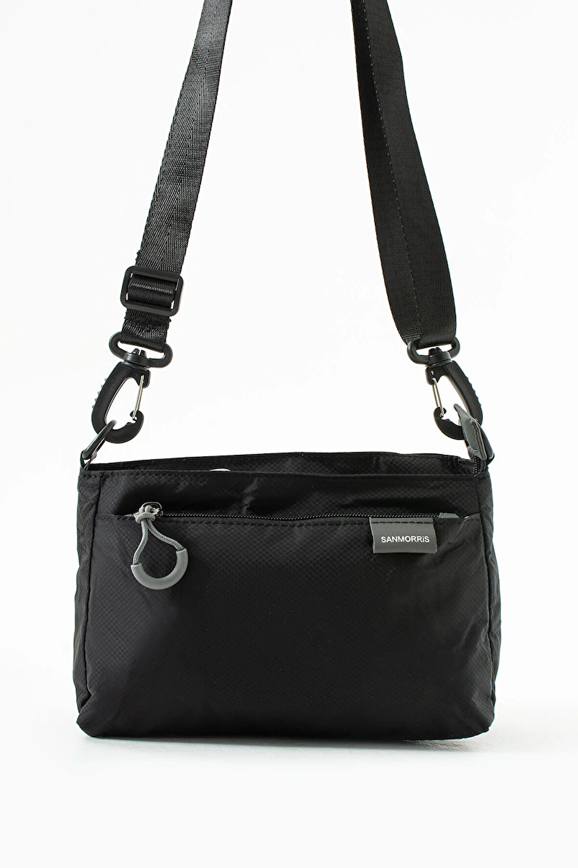 Kadın 3 Bölmeli Paraşüt Kumaş Ayarlanabilir Çapraz Askılı Çanta