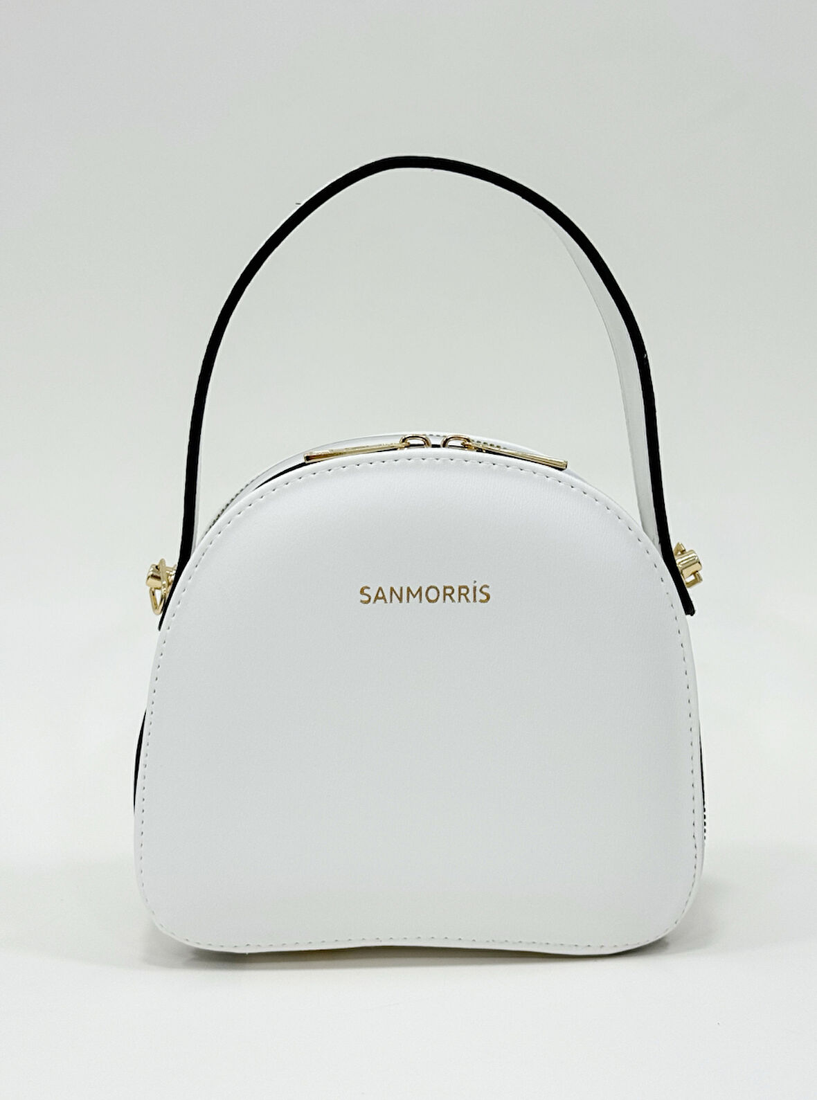 Sanmorris Kadın Gold Aksesuar Ayarlanabilir Çapraz Askılı El ve Omuz Çantası