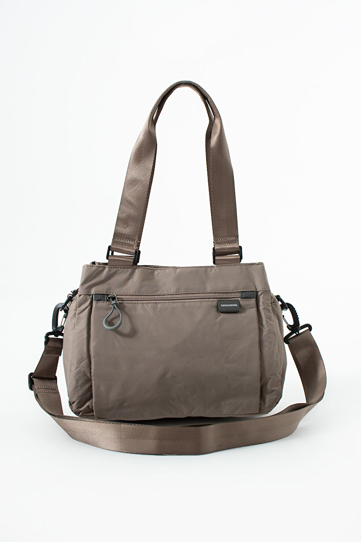 5 Gözlü Desenli Paraşüt Kumaş Ayarlanabilir Çapraz Askılı El Ve Omuz Çantası