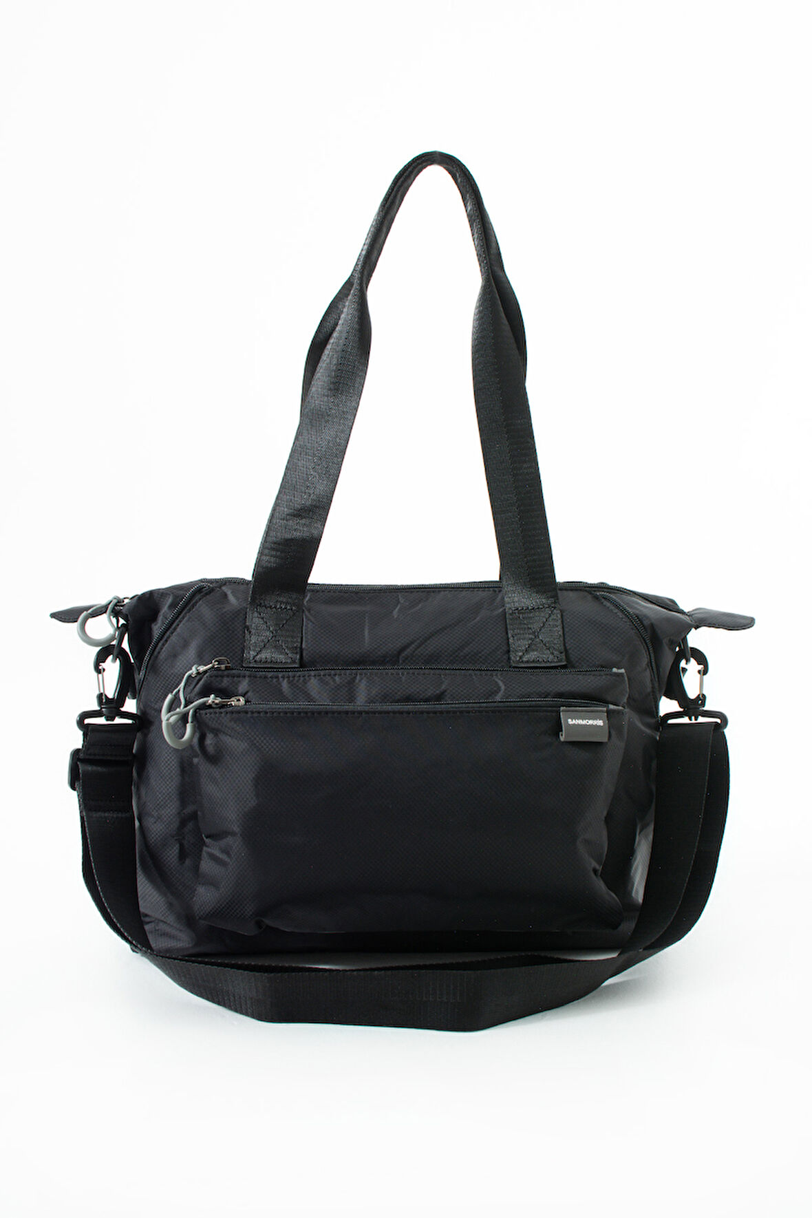 Genişleyebilir Yan Fermuarlı Paraşüt Kumaş Ayarlanabilir Omuz Çantası