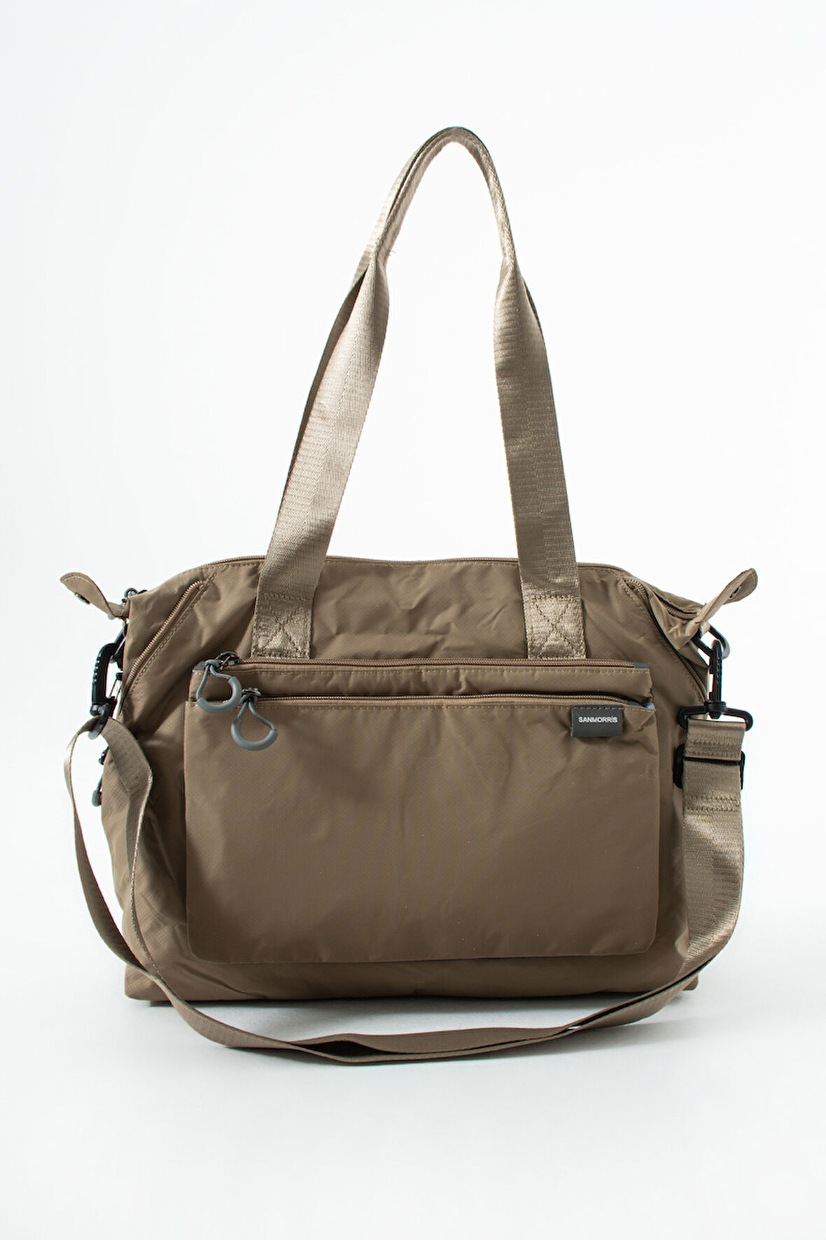 Genişleyebilir Yan Fermuarlı Paraşüt Kumaş Ayarlanabilir Omuz Çantası