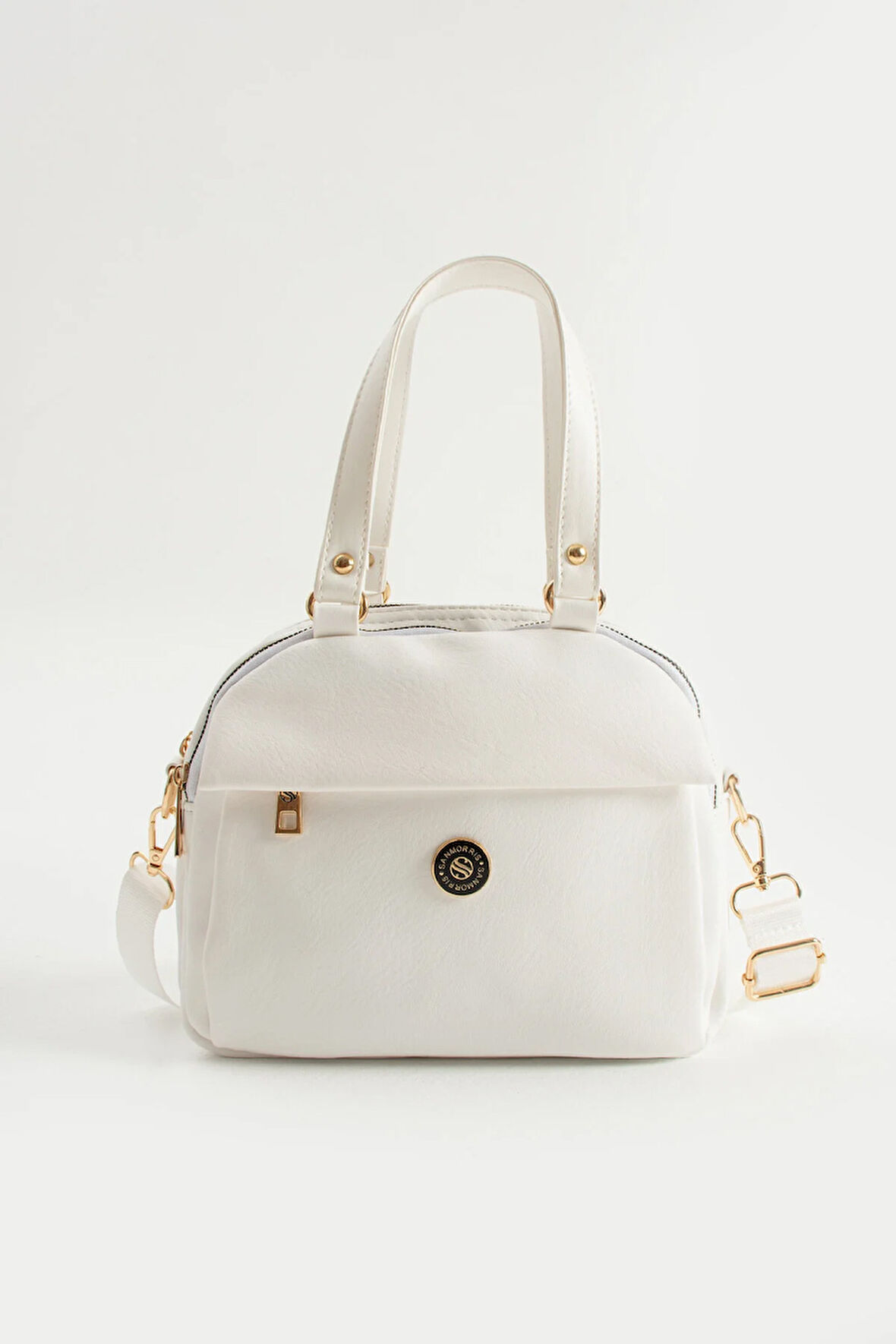 Kadın Suni Deri Ayarlanabilir Çapraz Askılı Smart Casual Omuz ve El Çantası