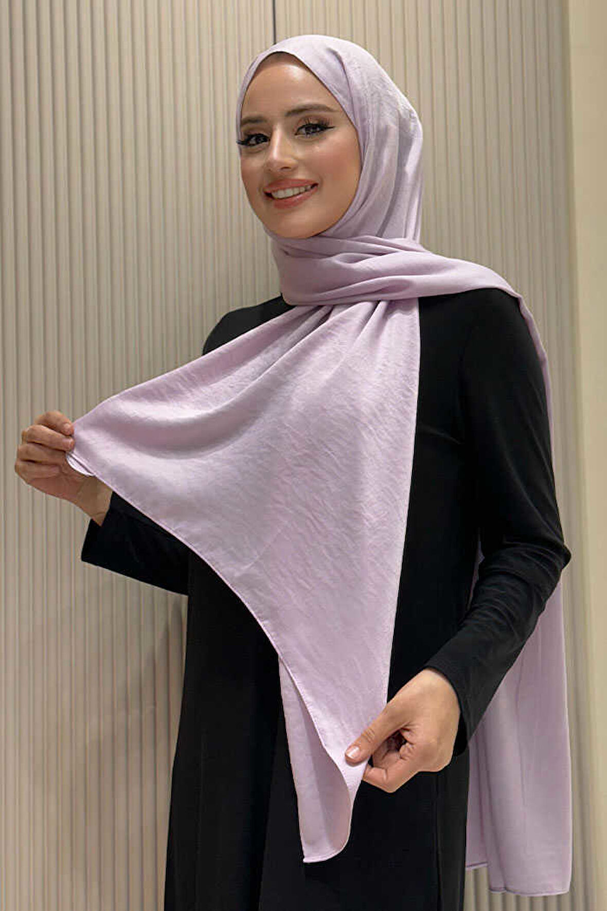 2070 Pamuk Bambu Şal Leylak