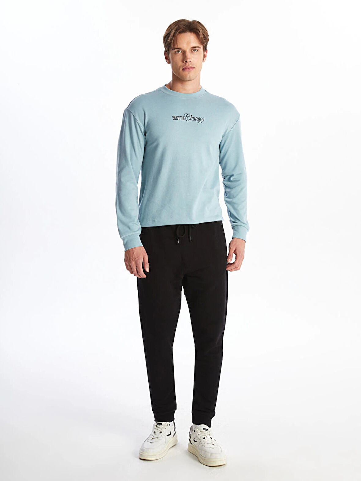 LCW Casual Siyah Slim Fit Erkek Jogger Eşofman Altı