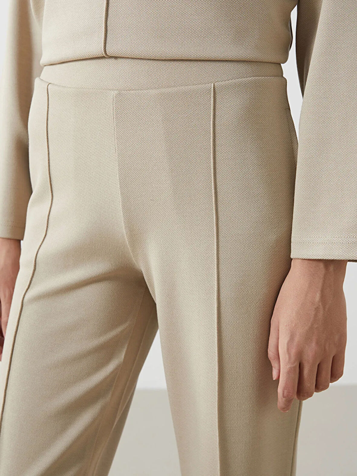 Beli Lastikli Kadın Pantolon_W4KE91Z8-GHR_8684681503771_L