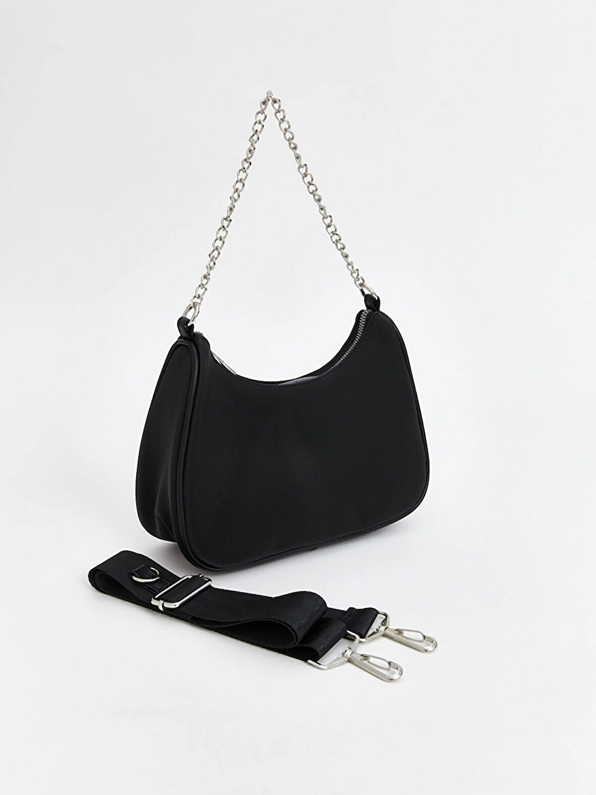 LCW ACCESSORIES SİYAH Çıkarılabilir Askılı Kadın Omuz Çantası