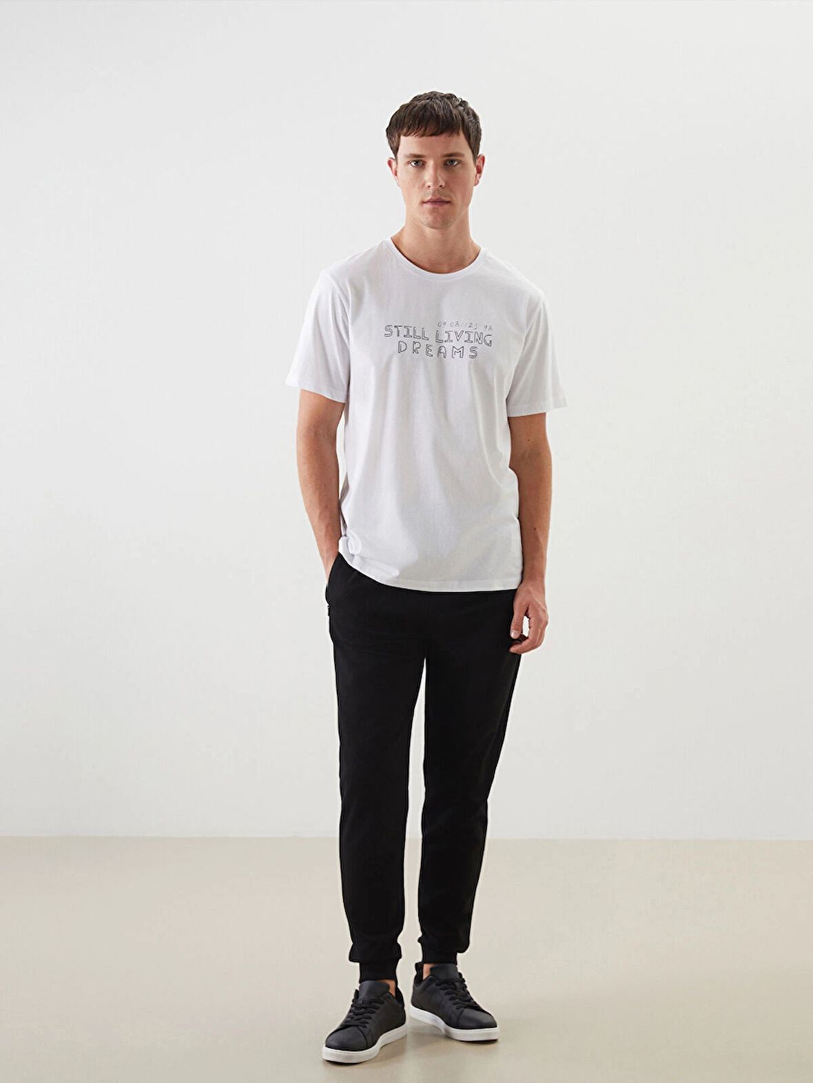 LCWAIKIKI Classic Siyah Standart Kalıp Erkek Jogger Eşofman Altı