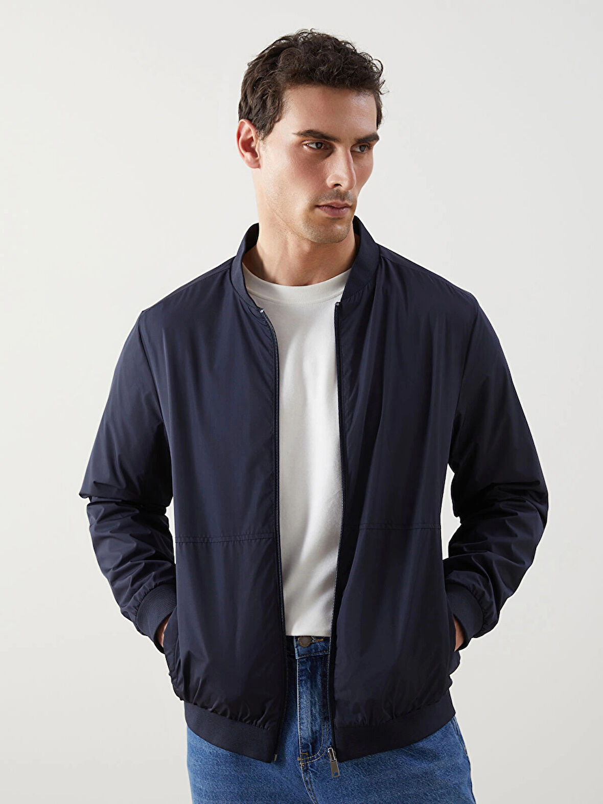 LCWAIKIKI Classic Lacivert Standart Kalıp Uzun Kollu Erkek Ceket