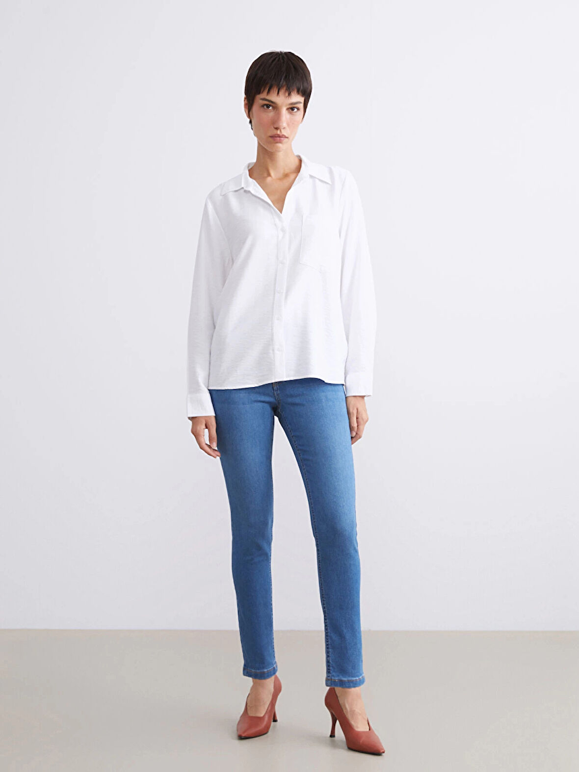 LCW Jeans Indigo Push Up Kadın Jean Pantolon