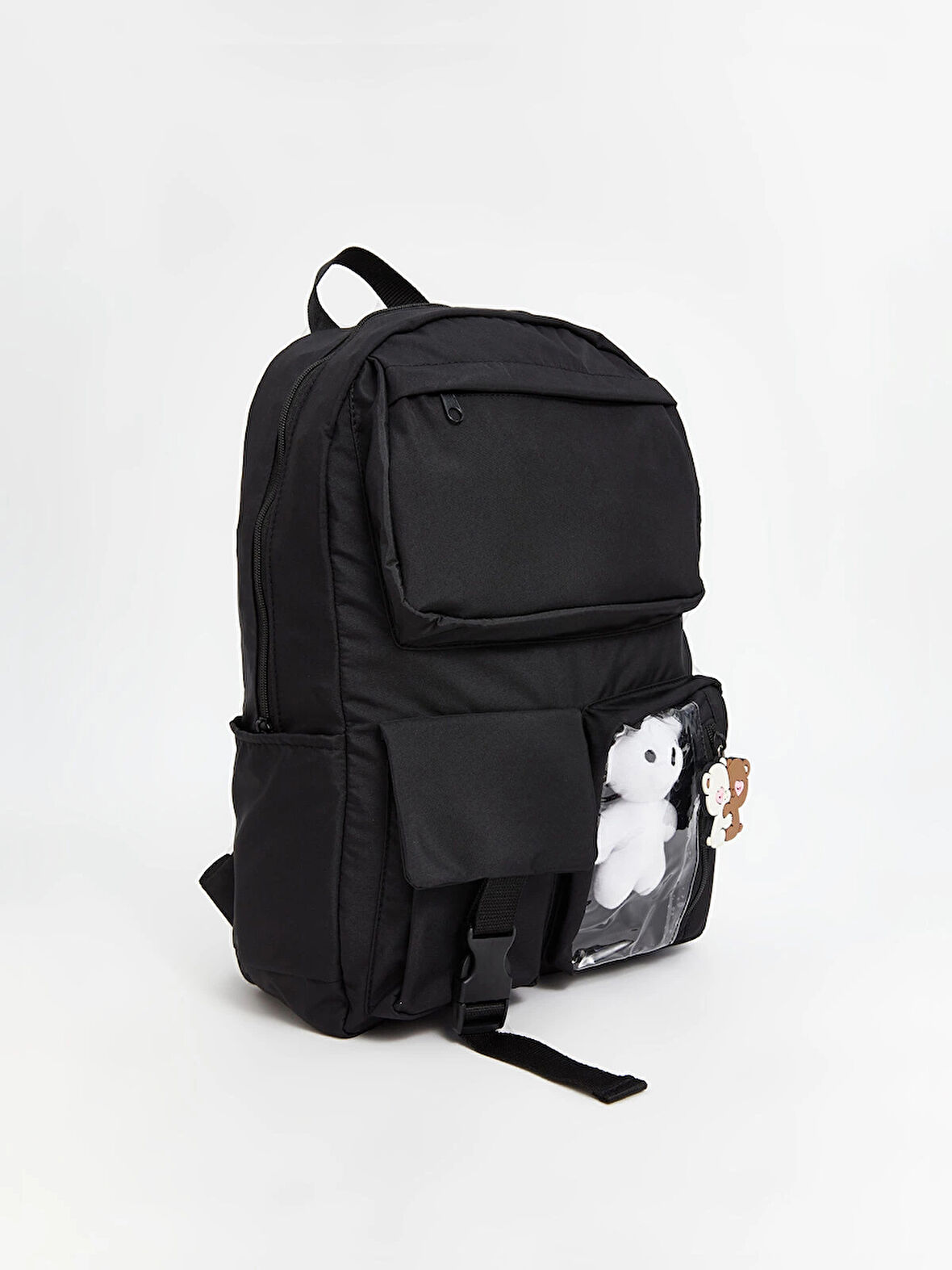 LCW ACCESSORIES Siyah Laptop Bölmeli Kız Çocuk Okul Çantası