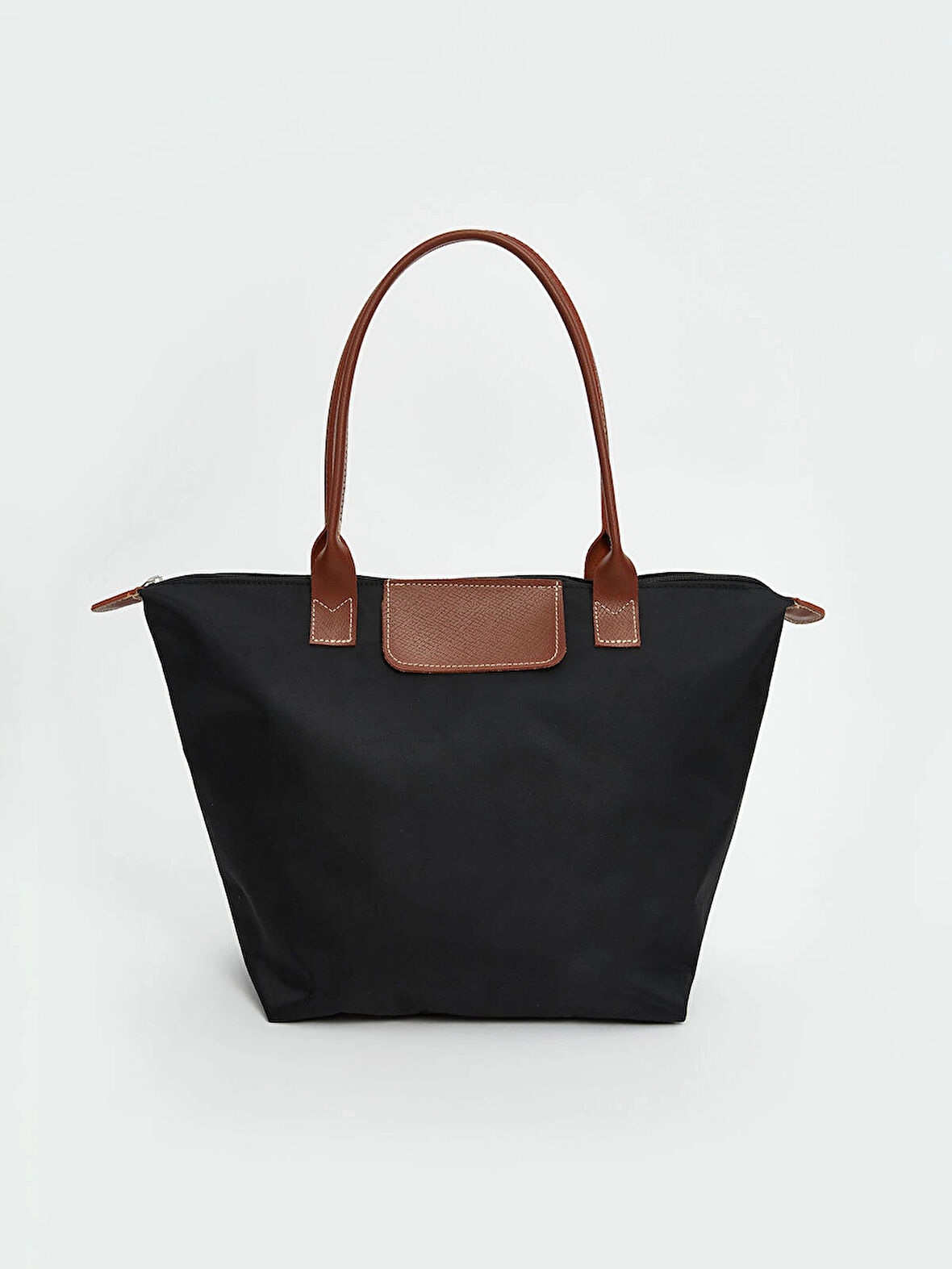 LCW ACCESSORIES Siyah Deri Görünümlü Kadın Kol Çantası
