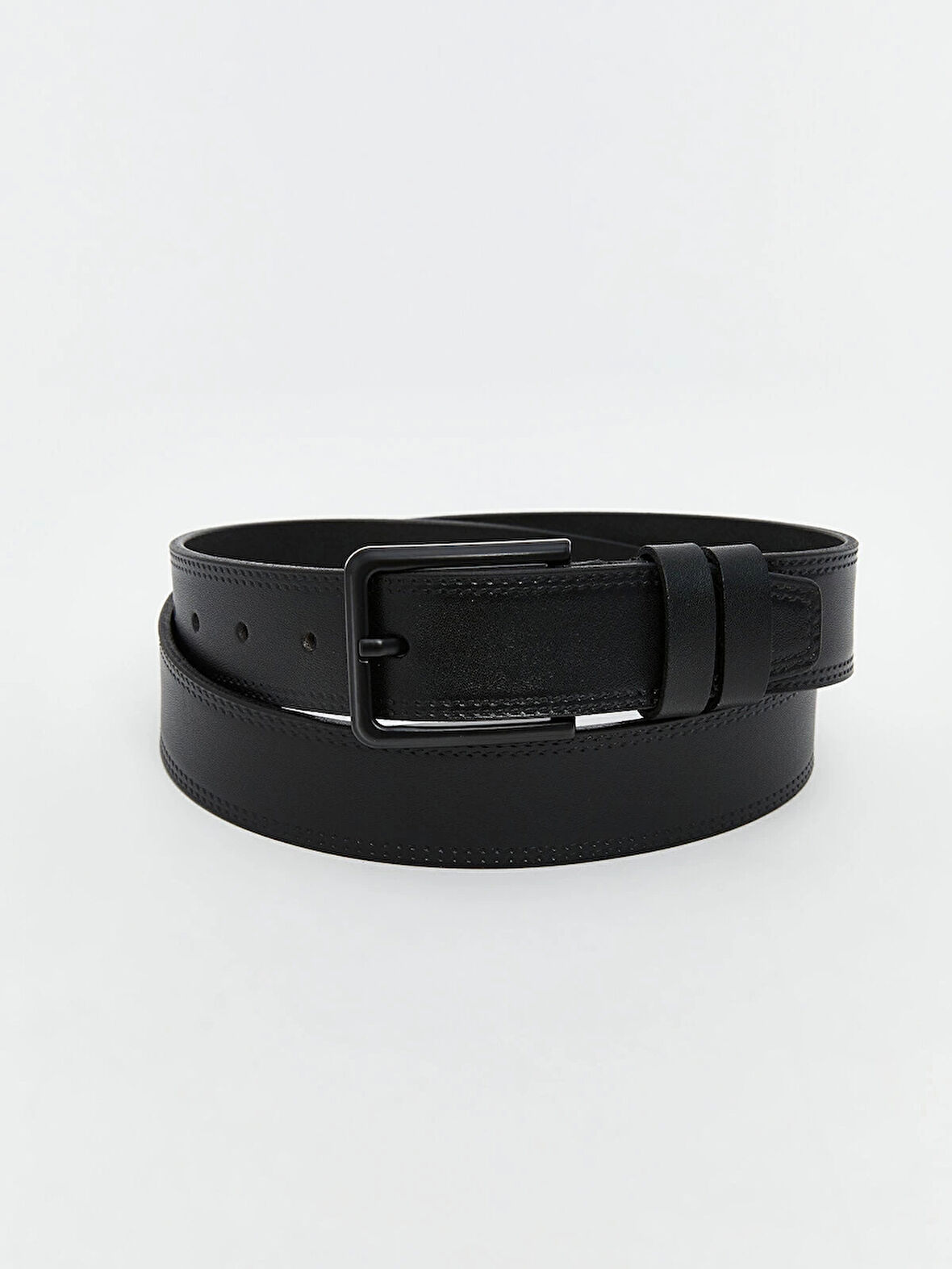 LCW ACCESSORIES Siyah Hakiki Deri Erkek Kemer