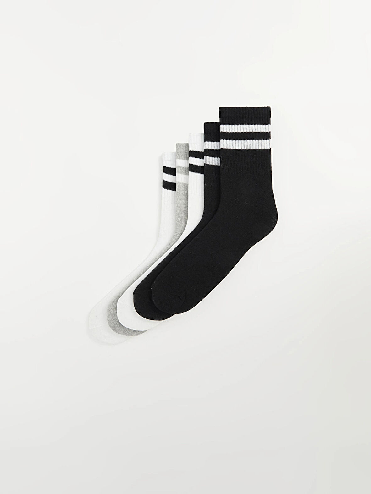 LCW ACCESSORIES Karişik Çizgili Erkek Soket Çorap 5'li
