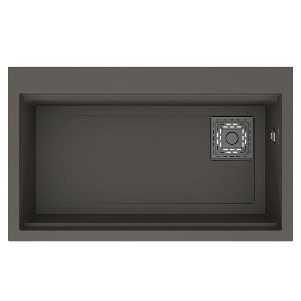 Real Stone LİKYA 75,5x47 cm Gri Granit Mutfak Eviyesi