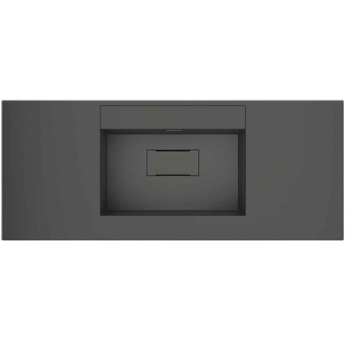 Real Stone Flatstone 90x50 Antrasit Etajerli Granit Banyo Lavabosu
