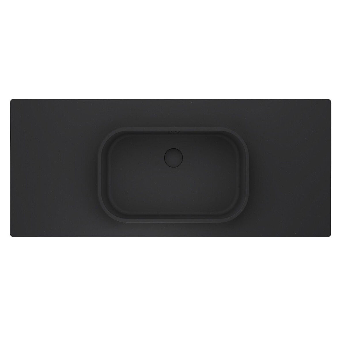 Real Stone Pure Etajerli 60x50 Antrasit Granit Banyo Lavabosu