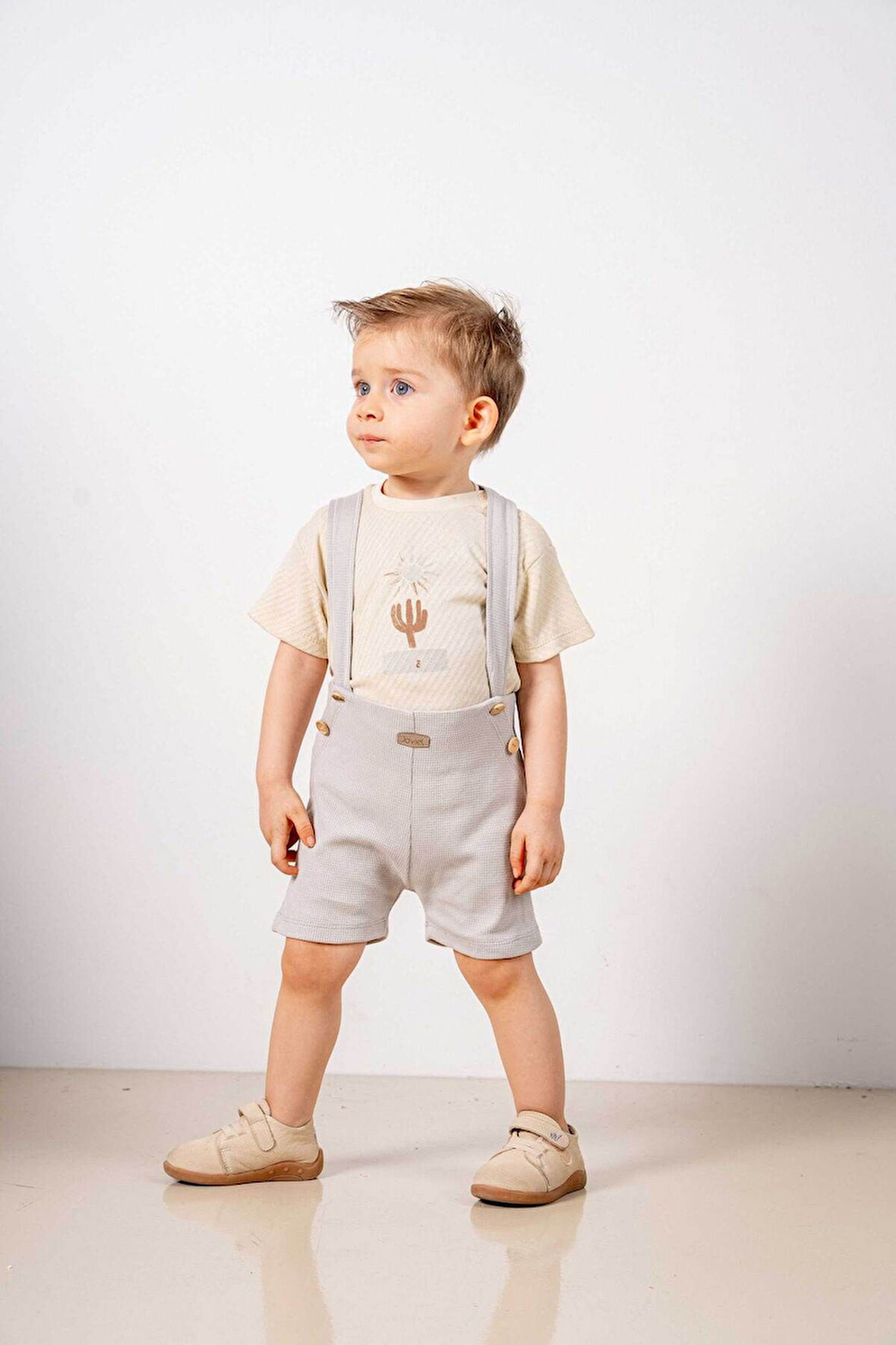 Bebek Çocuk Natural Pamuklu 2'li Takım Ilk Ben Trend Moda Alt Üst Takım