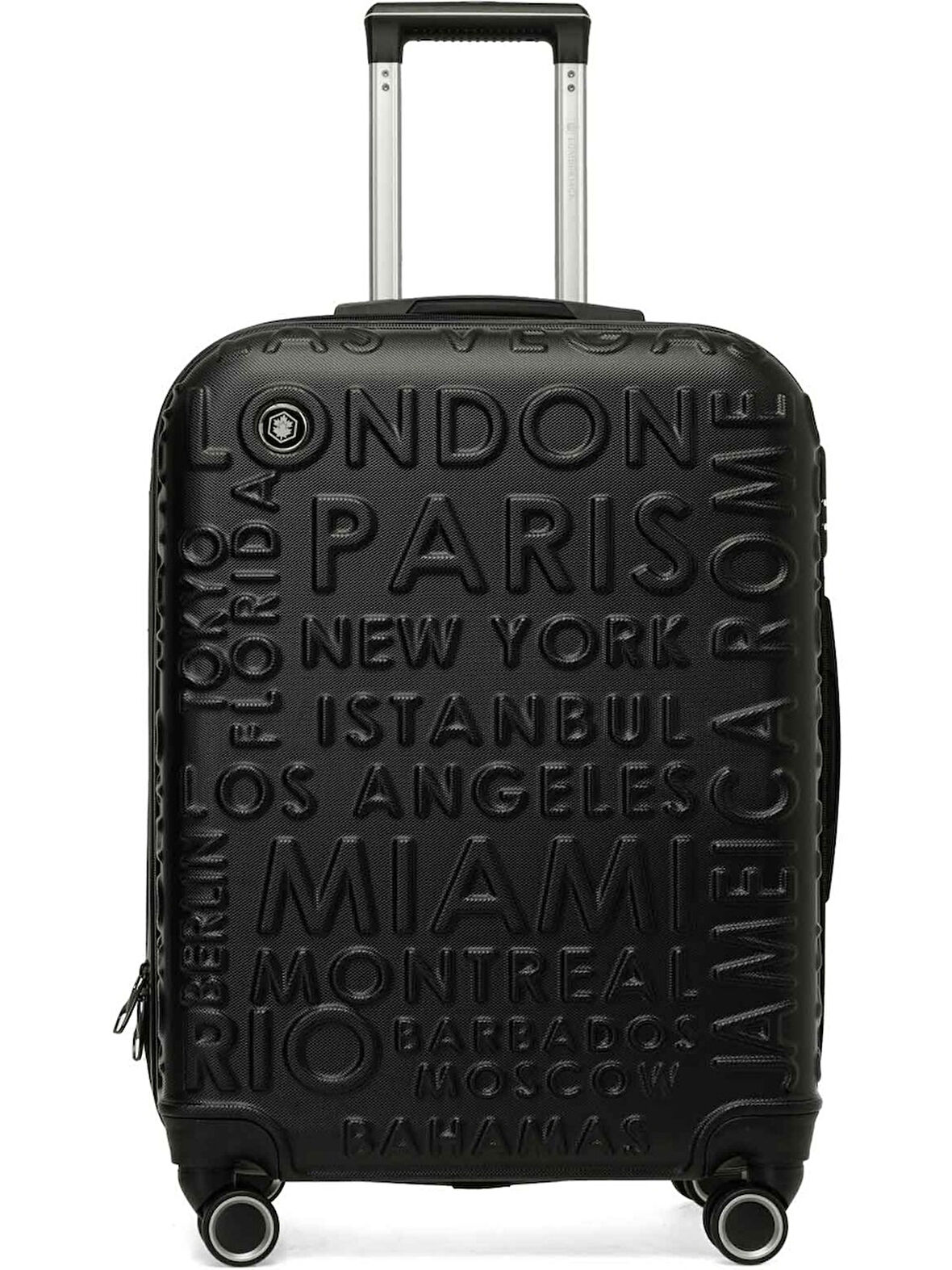 Lumberjack Lugano Siyah Renk Orta Boy Valiz