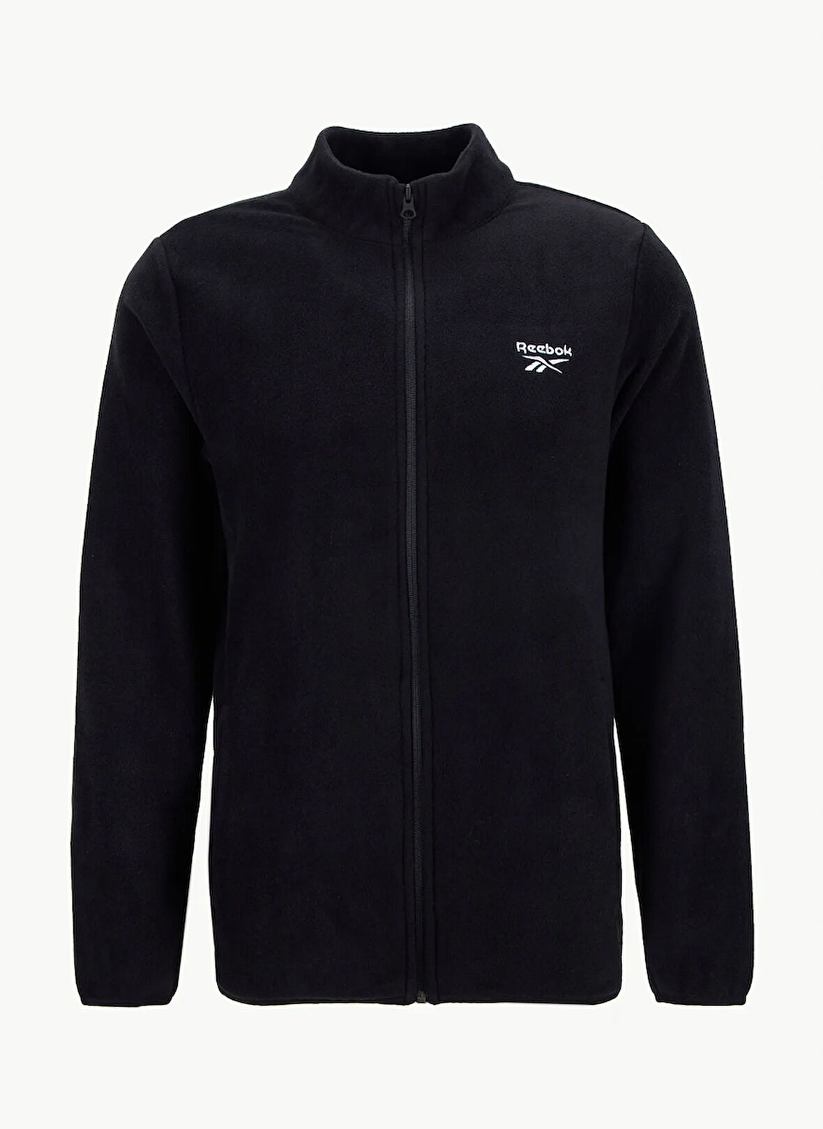 Reebok CN 10906 PIER POLAR HZ Siyah Regular Fit Düz Erkek Zip Ceket