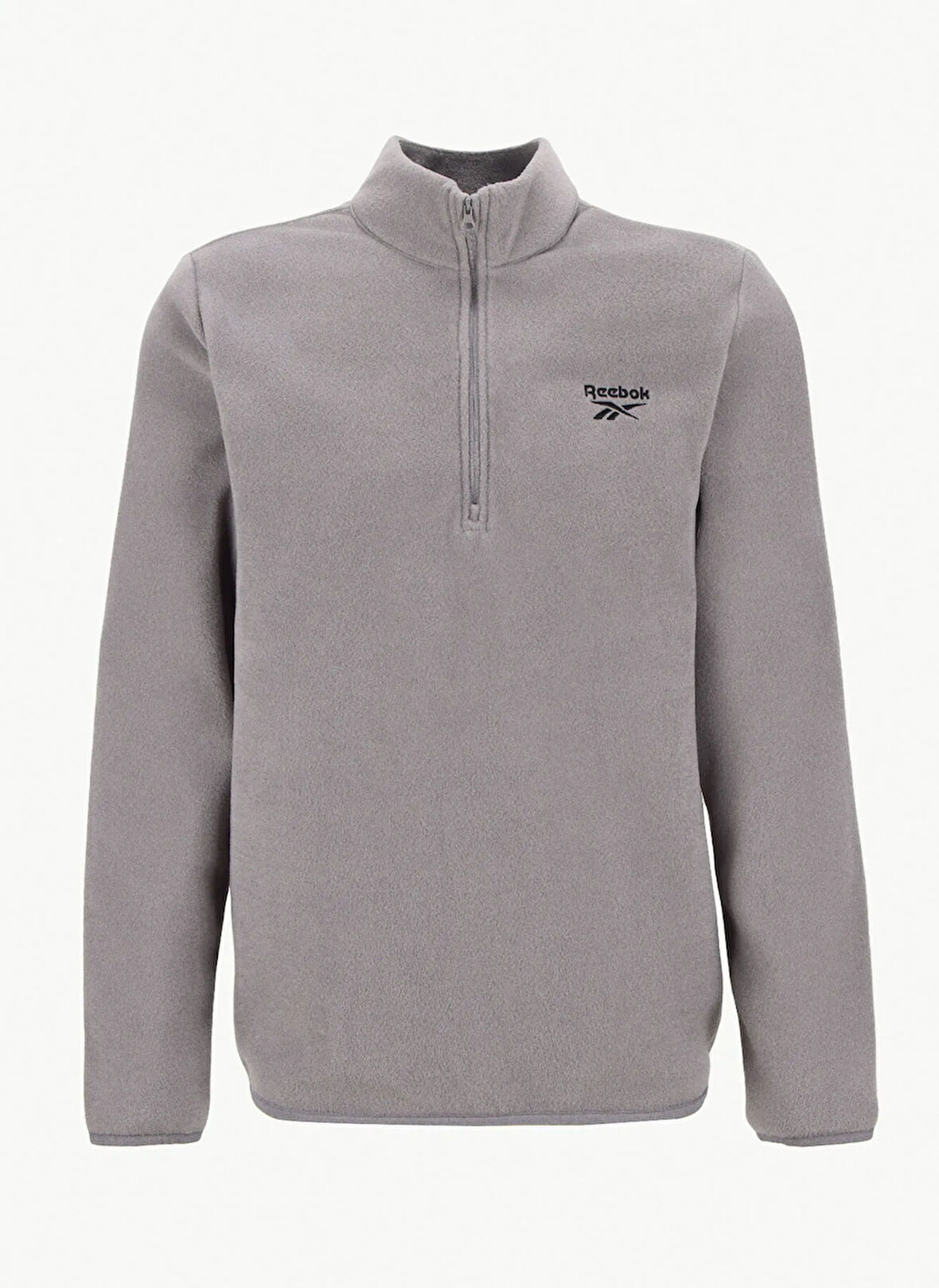 Reebok CN 10907 PIER POLAR HZ Gri Regular Fit Düz Erkek Zip Ceket