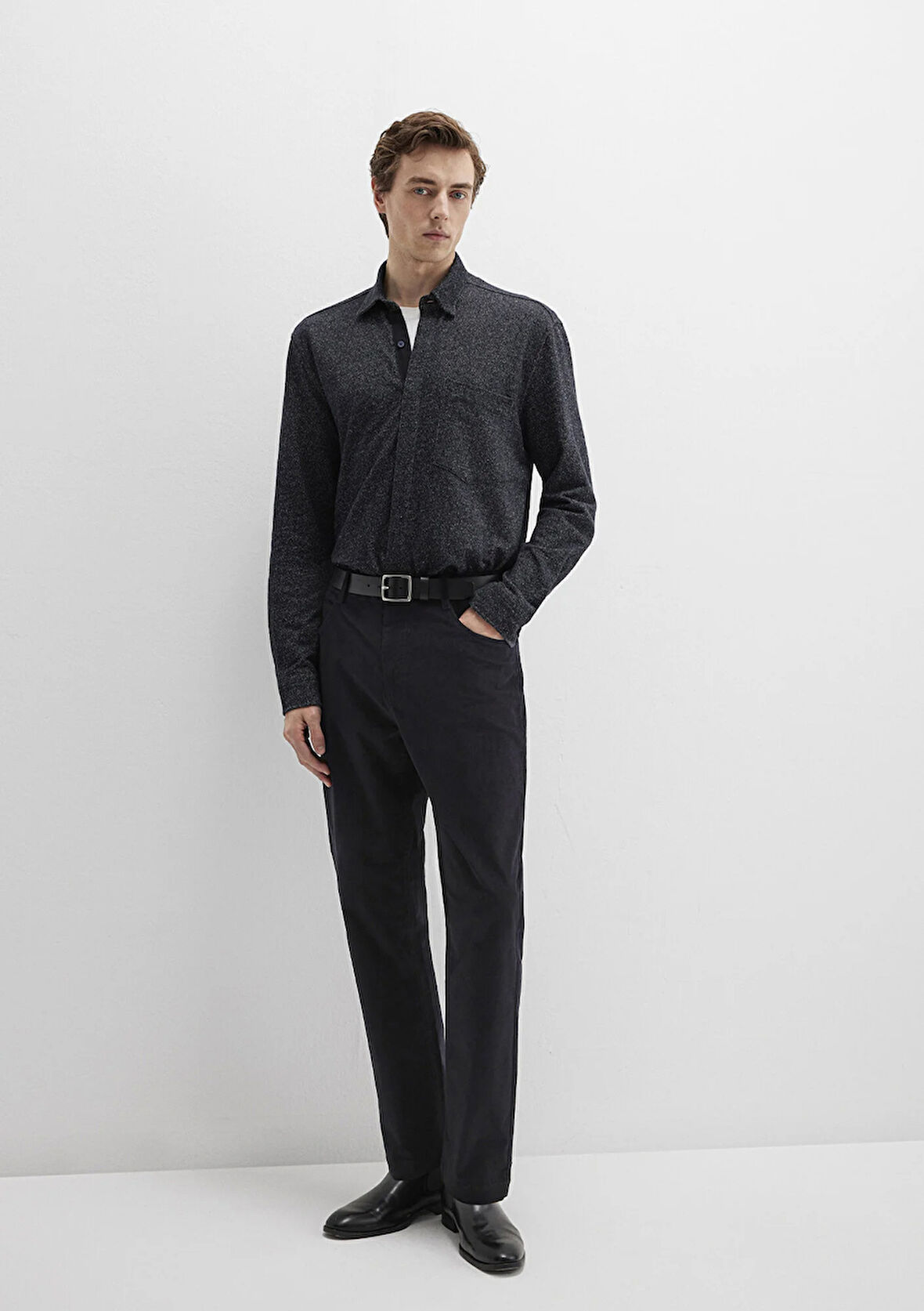 Siyah Kadife Pantolon 0010509-900