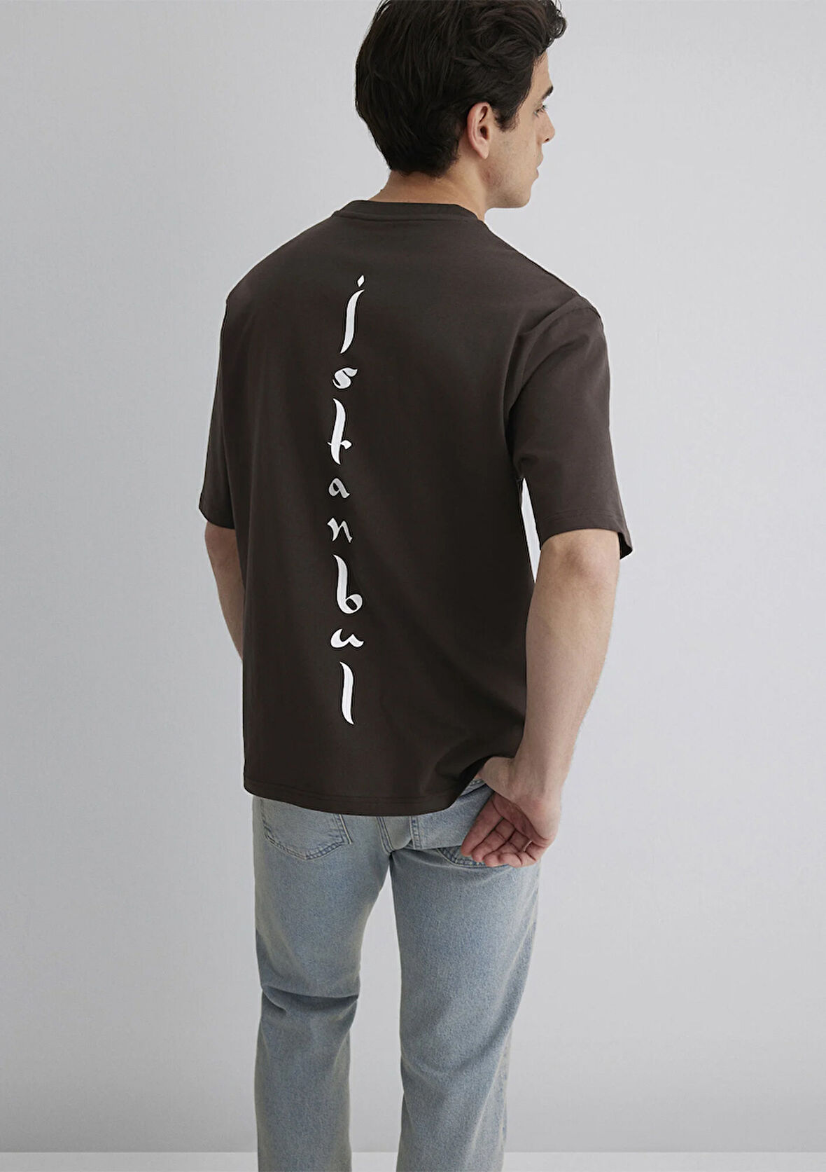 İstanbul Baskılı Kahverengi Tişört 0612999-70219