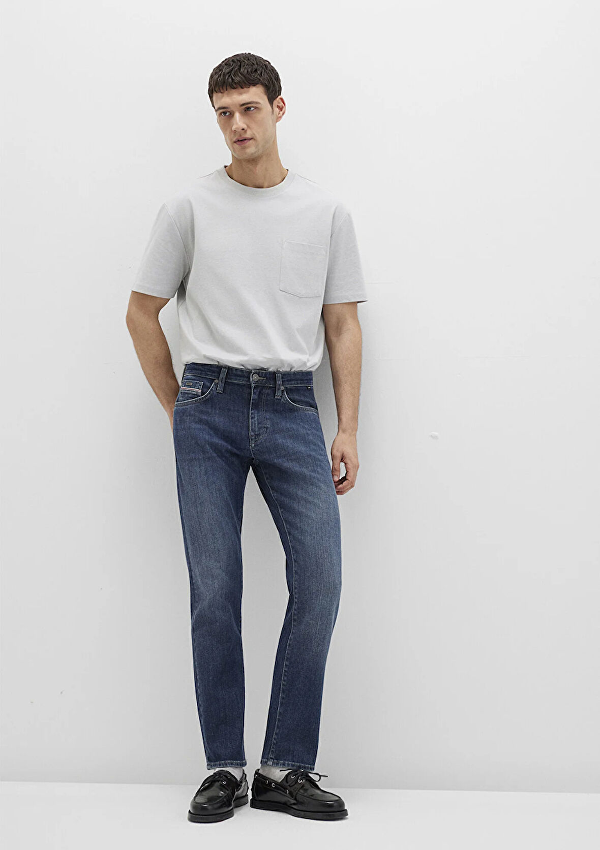 Marcus Mavi Premium Vintage Koyu Mavi Jean Pantolon 0035190652