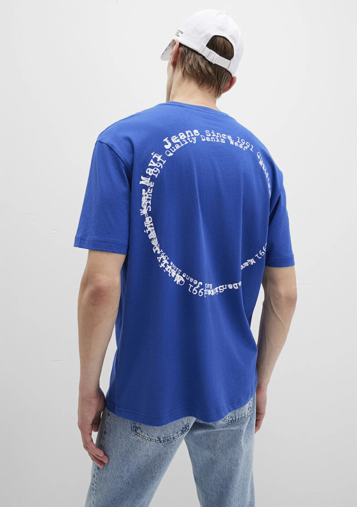 Mavi Jeans Baskılı Mavi Tişört 0612899-70907