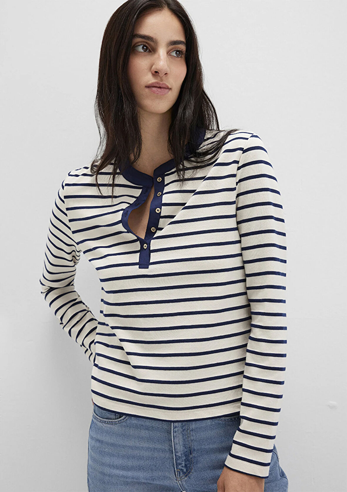 Çizgili Tişört 1613394-86625