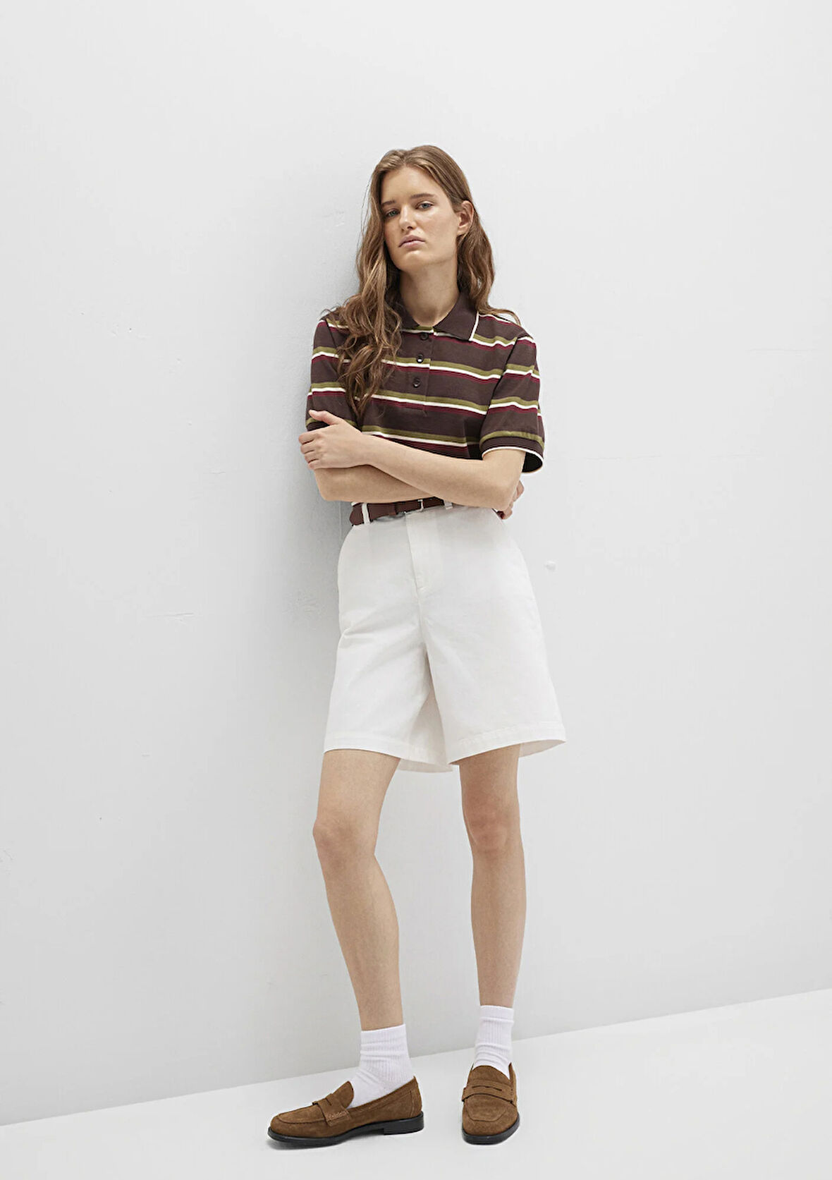 Ekru Şort 1410215-70057