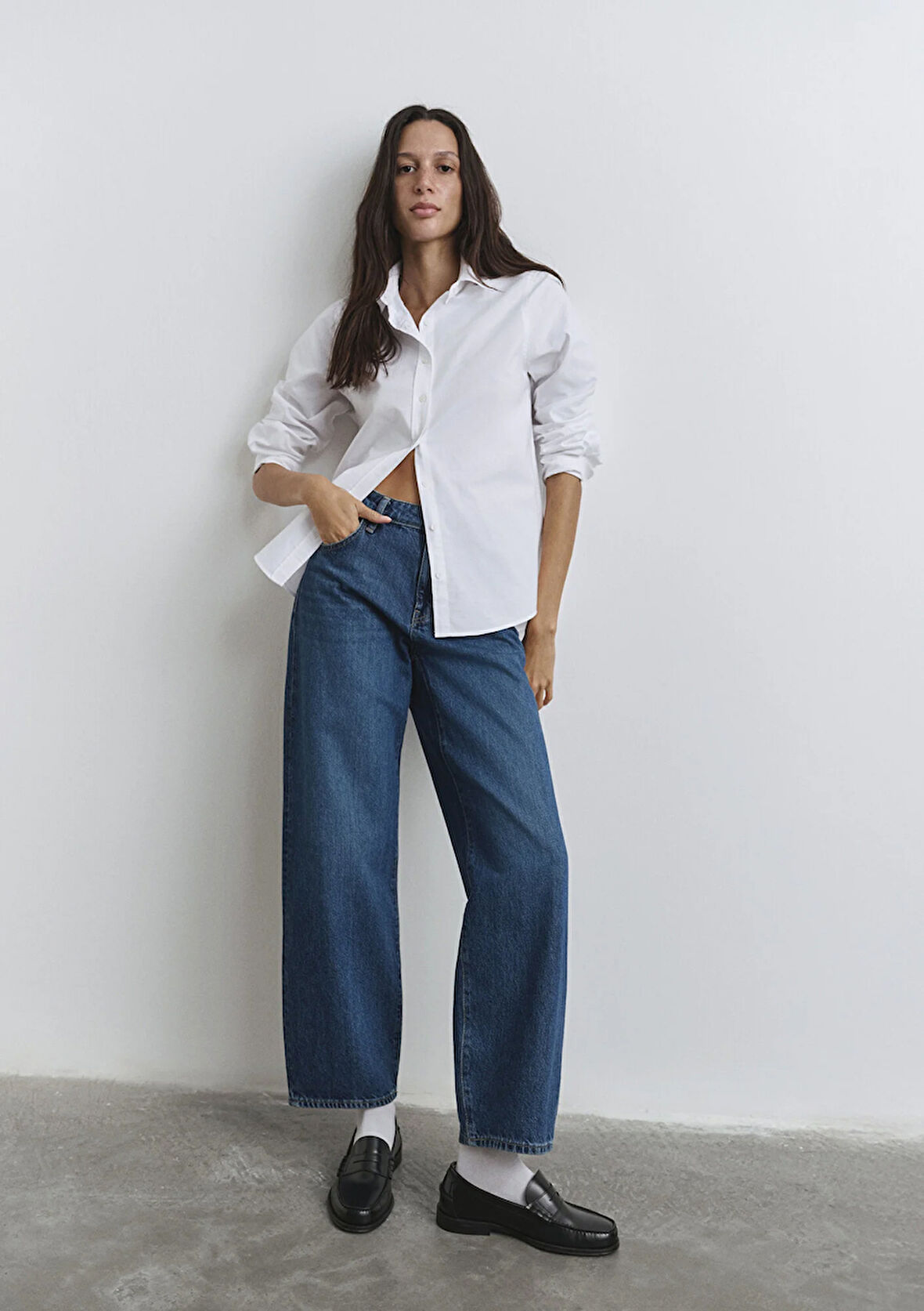 Leila Real Blue Indigo Mavisi Jean Pantolon 1010600-90997