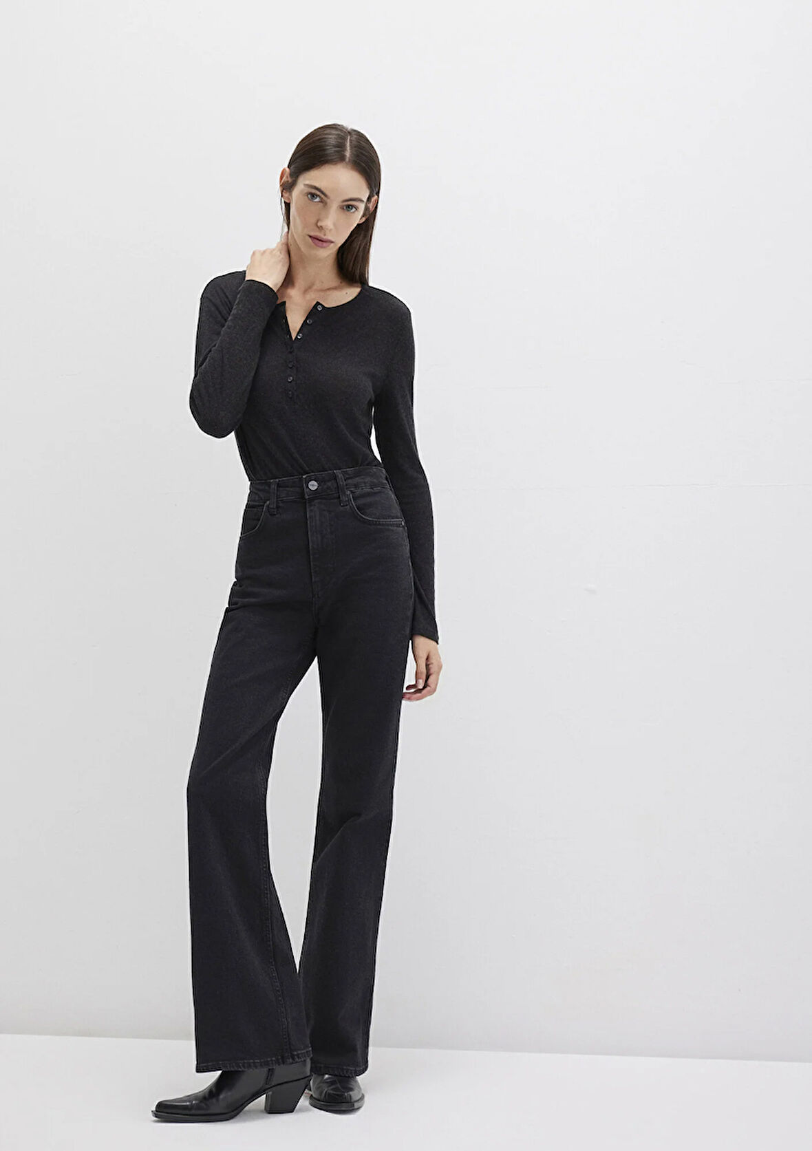 Los Angeles Icon Koyu Gri Smoke Jean Pantolon 1010349-90511