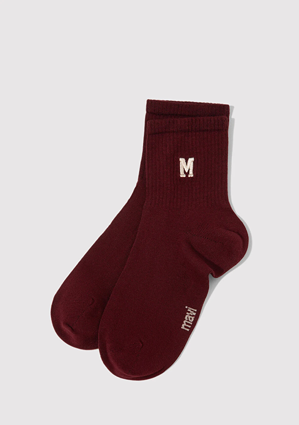 Bordo Soket Çorap 1913541-30840