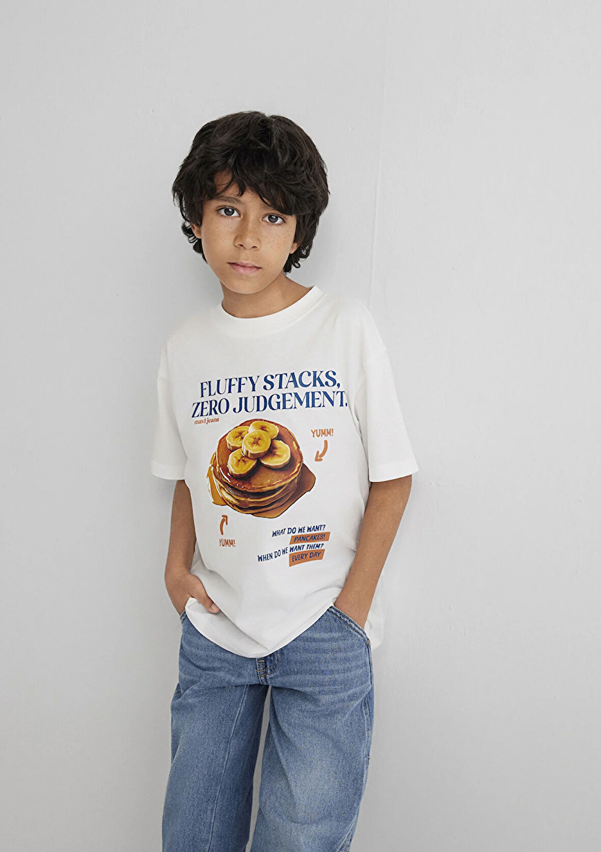 Baskılı Ekru Tişört 6610360-70057