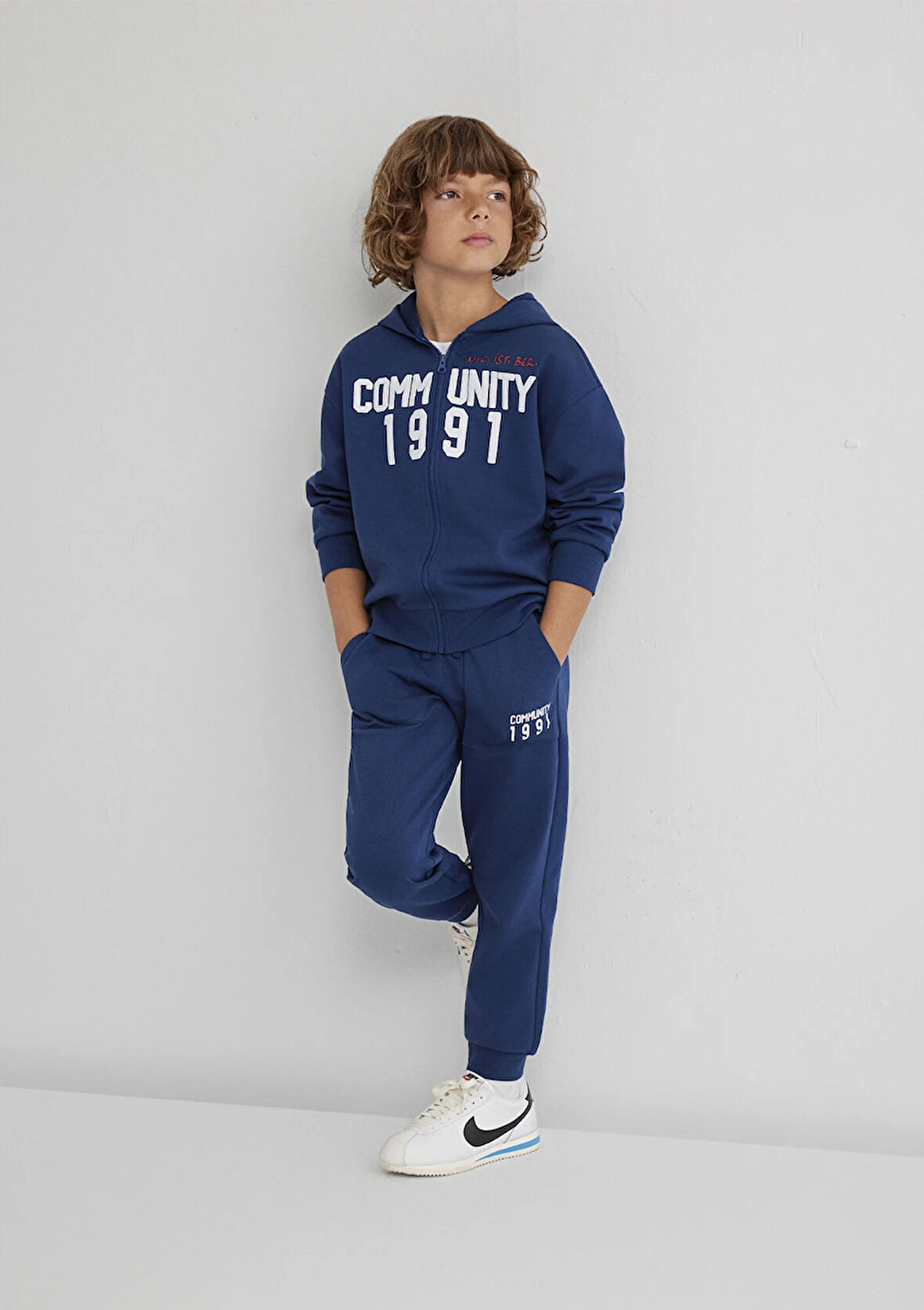 Baskılı Lacivert Eşofman Altı 6010018-70721