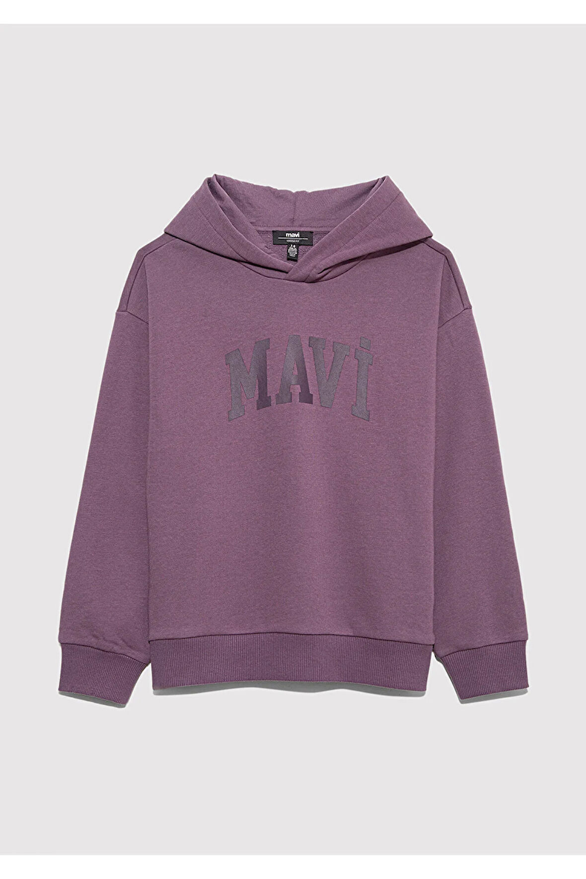 Logo Baskılı Mor Sweatshirt 6S10143-70656