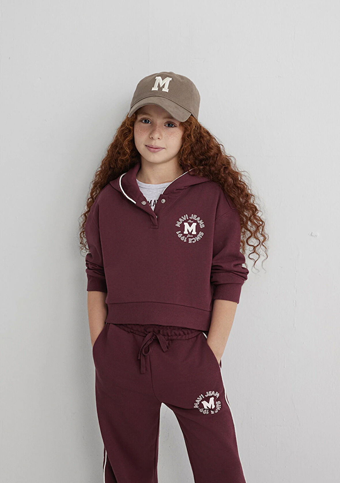 Mavi Jeans Baskılı Bordo Sweatshirt 7S10122-70393