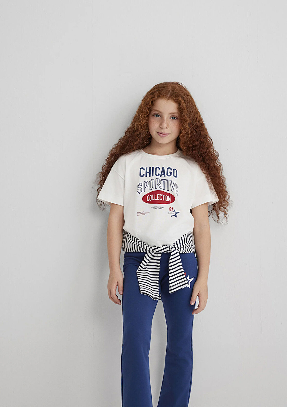 Chicago Baskılı Ekru Tişört 7610344-70057