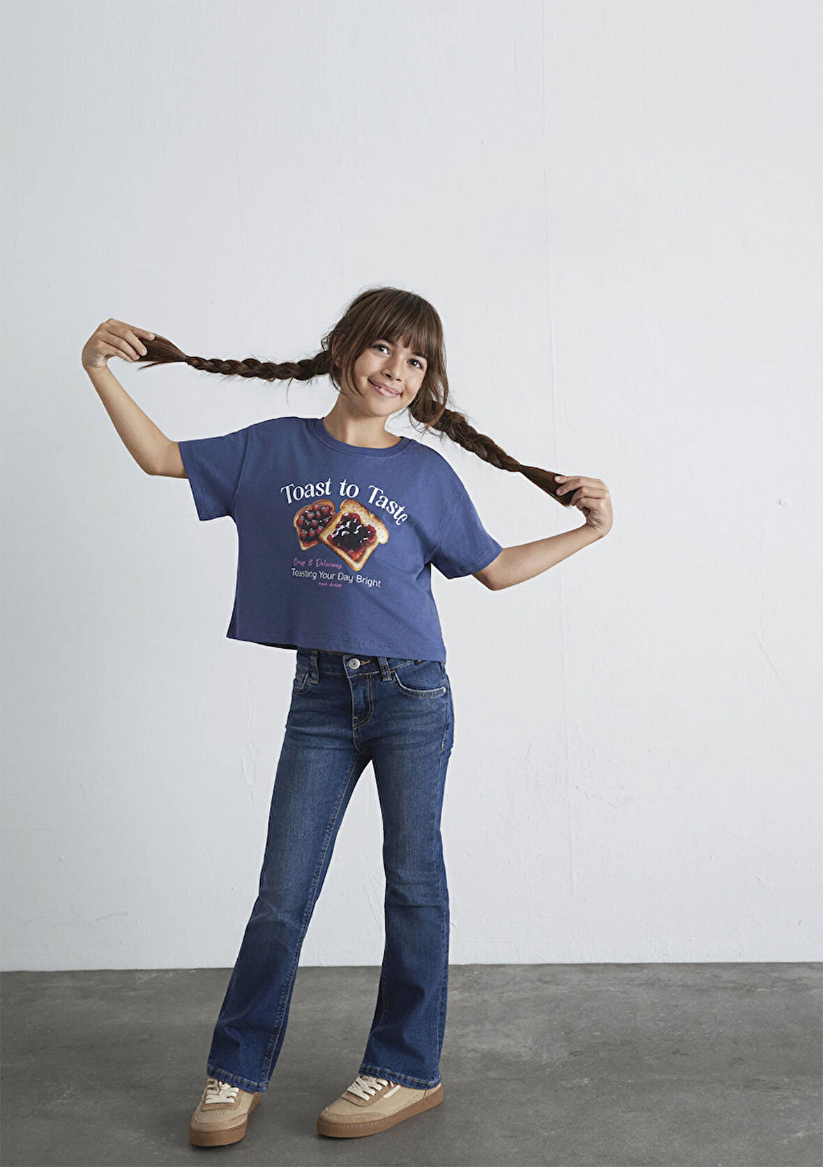 Baskılı Lacivert Tişört 7610354-87737