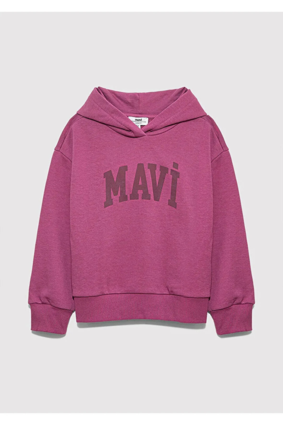 Çocuk M7S10147-70651 Logo Baskılı Kapşonlu Sweatshırt Da Standart