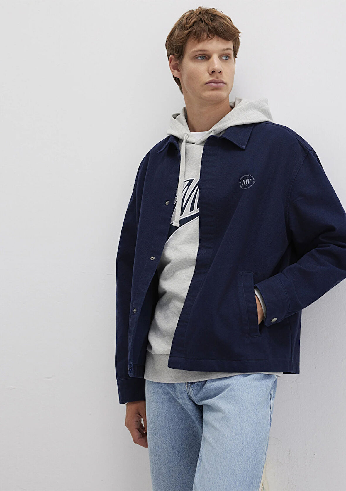 Lacivert İnce Ceket Gömlek 0211687-86415