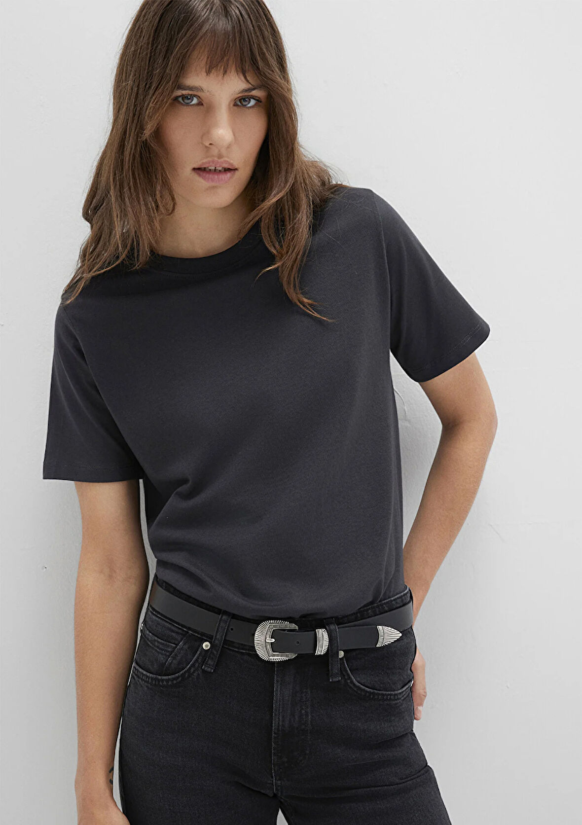 Siyah Suni Deri Kemer 1913652-900