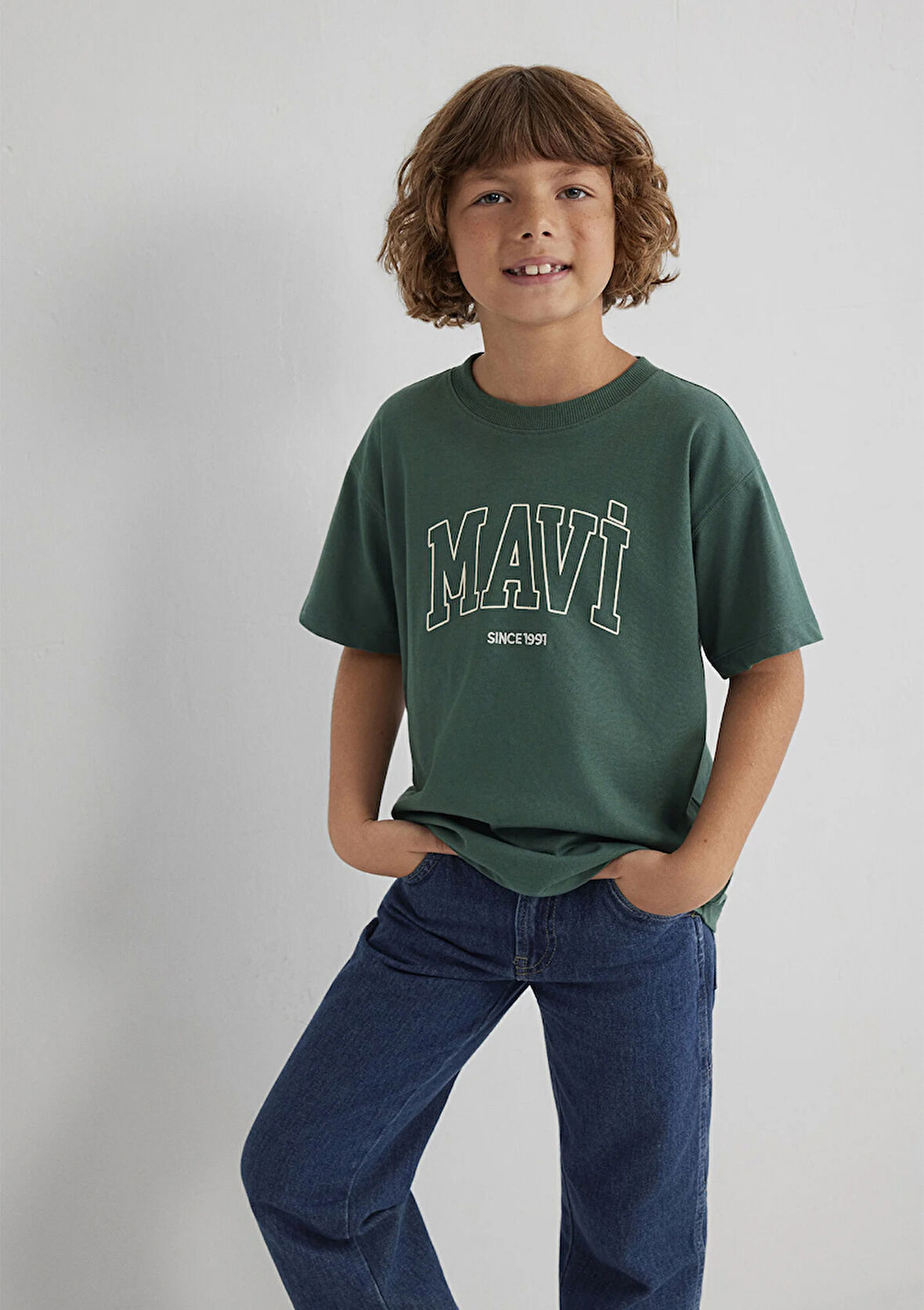 Mavi Since 1991 Baskılı Yeşil Tişört 6610369-71930