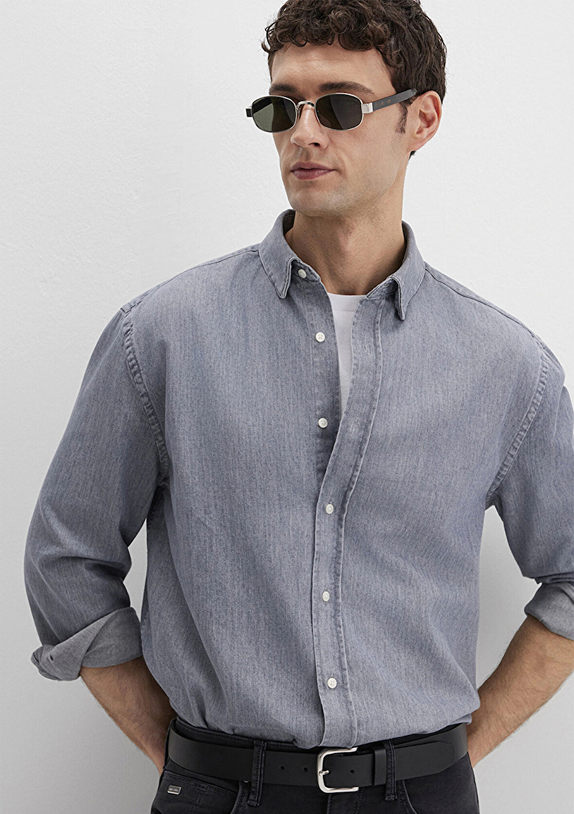 Mavi 0211765-89892 Gri Gömlek