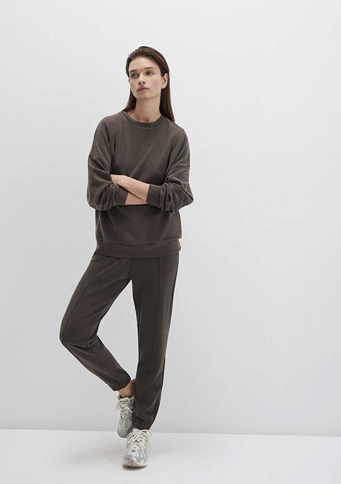 Lux Touch TENCEL TM Modal Kahverengi Eşofman Altı 1600453-90707