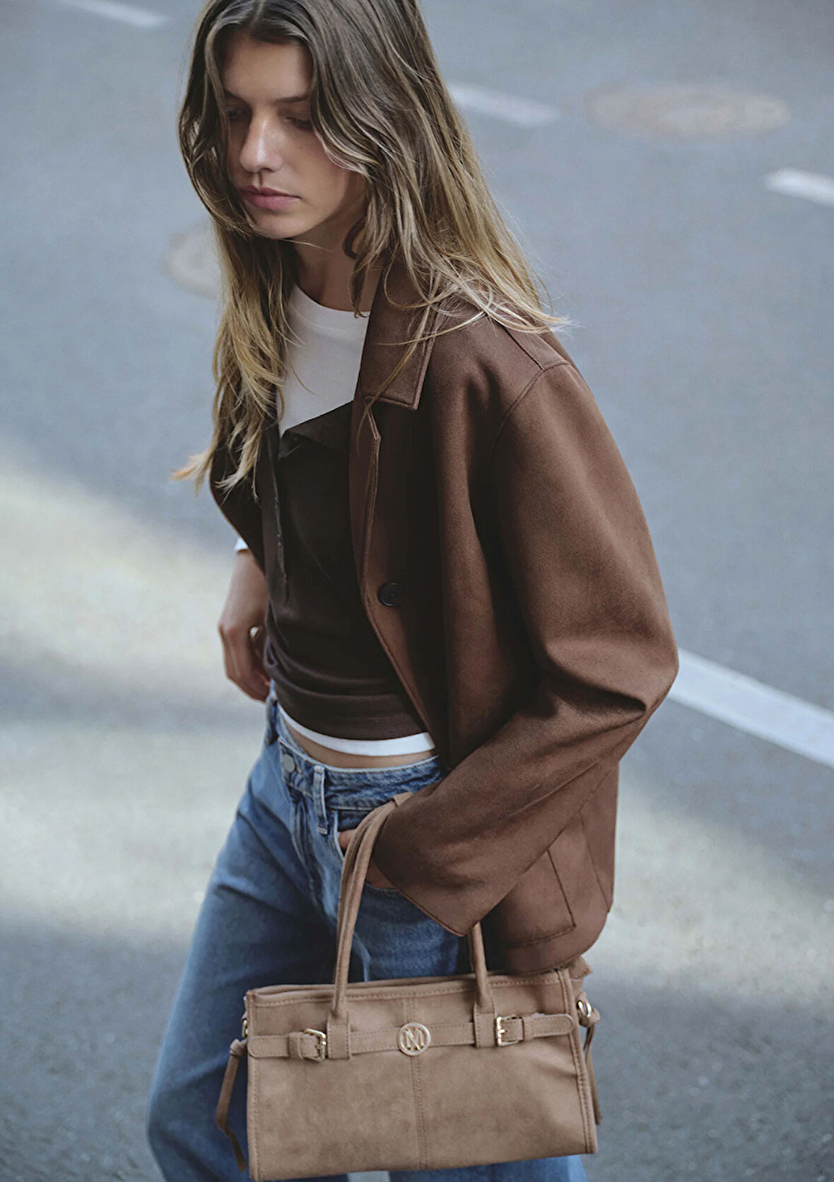 Suni Süet Kahverengi Blazer 1110831-87736