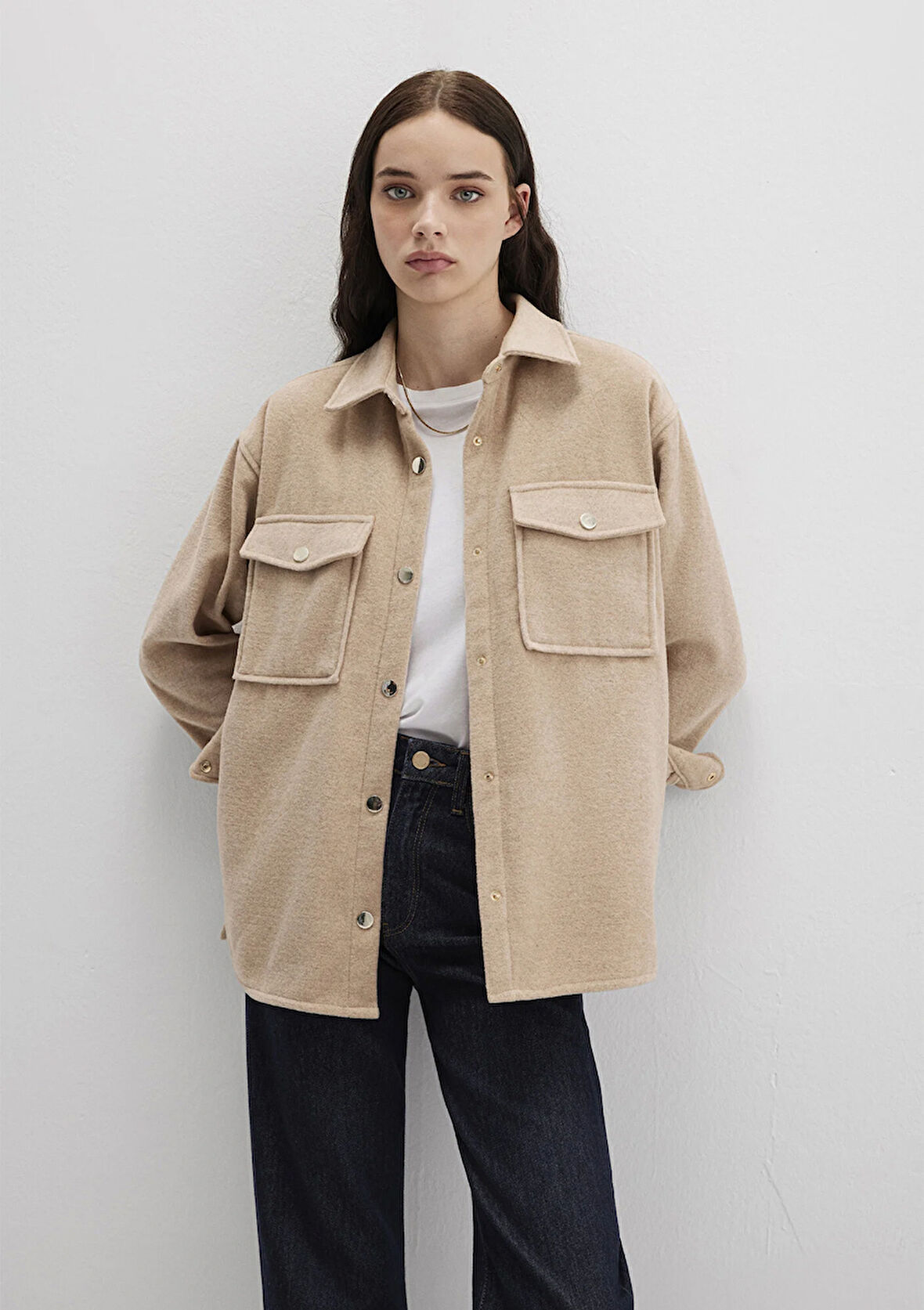 Bej Gömlek 1211281-80084