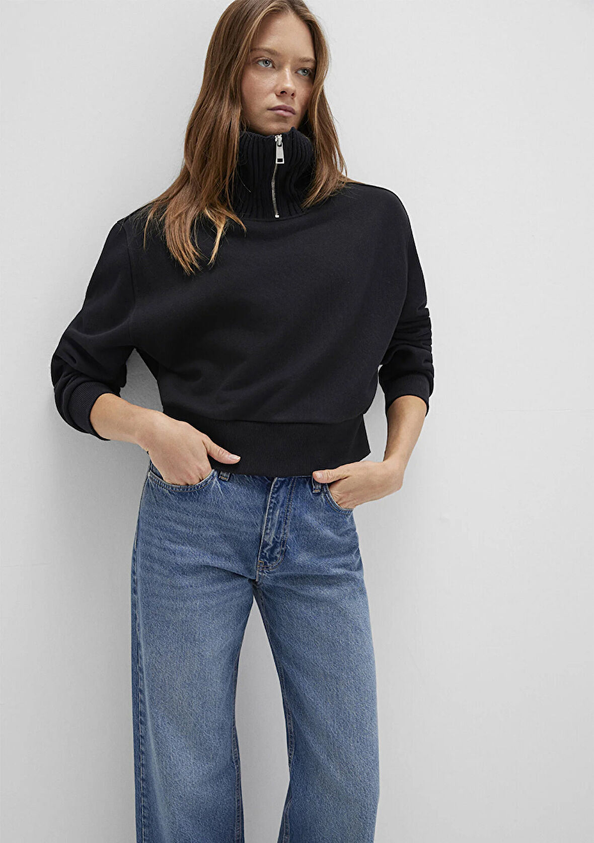 Siyah Sweatshirt 1S10434-900